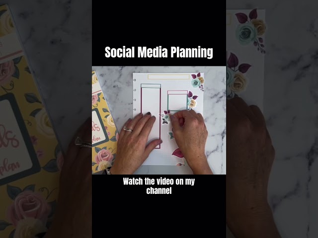 A page to track my Social Media posts. #planwithme