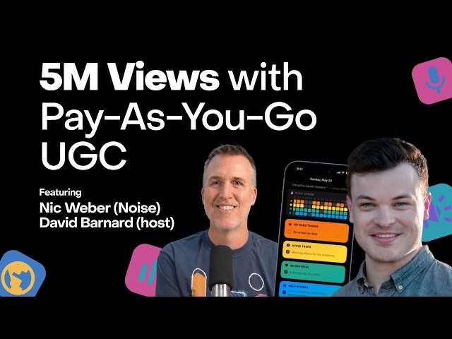 How I Got 5M Views for my App on Social with UGC | Sub Club Live ft. Nic Weber (Noise)