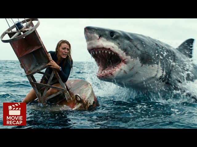 She Was Alone, Injured, And 100 Meters From Shore. The Shark Never Left | Movie Recap