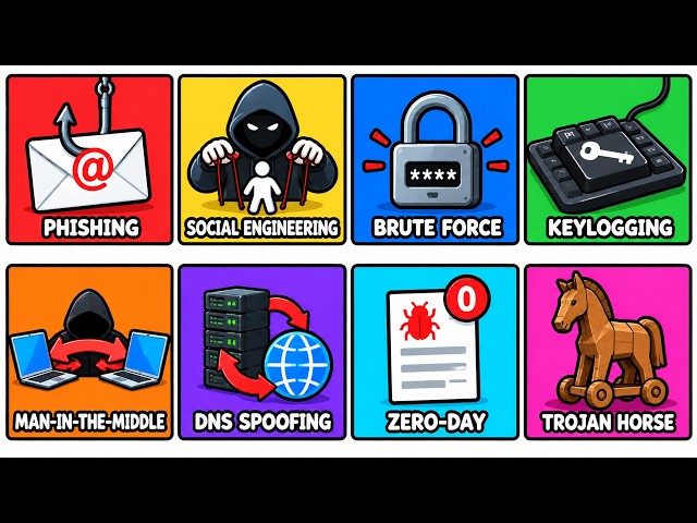 Every Hacking Technique Explained in 13 Minutes!