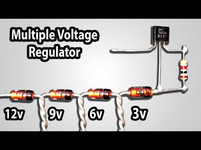 How To Make Simple Multiple Voltage Regulator || Step By Step