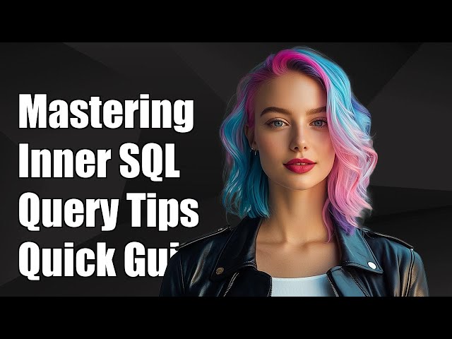 Mastering Inner Queries: A Comprehensive Guide to SQL Query Summaries