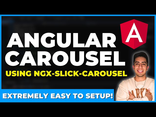 How to EASILY Create a Carousel in Angular with Ngx-Slick-Carousel!