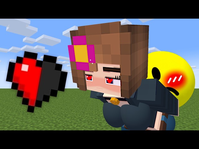 Minecraft, but Verity сracked me if i take damage...