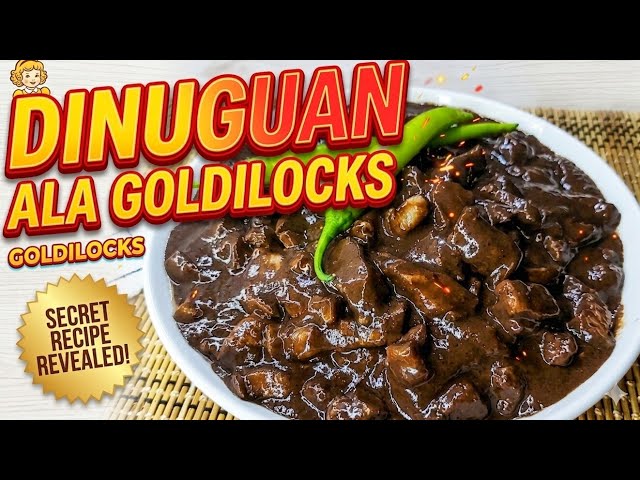 HOW TO COOK PORK DINUGUAN ALA GOLDILOCKS | EASY DINUGUAN RECIPE!