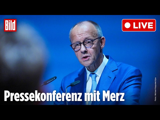 🔴 Kanzler Friedrich Merz nach Krisen-Klausur