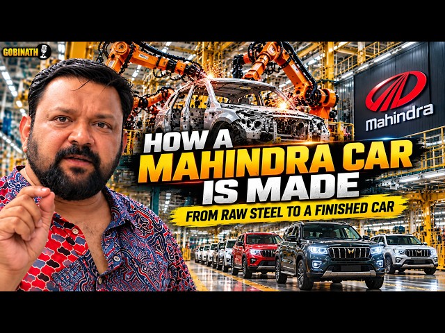 A Car Made in Just 1 Day?! | How Mahindra Builds a Car From Body to Final Assembly – Vlog | Gobinath