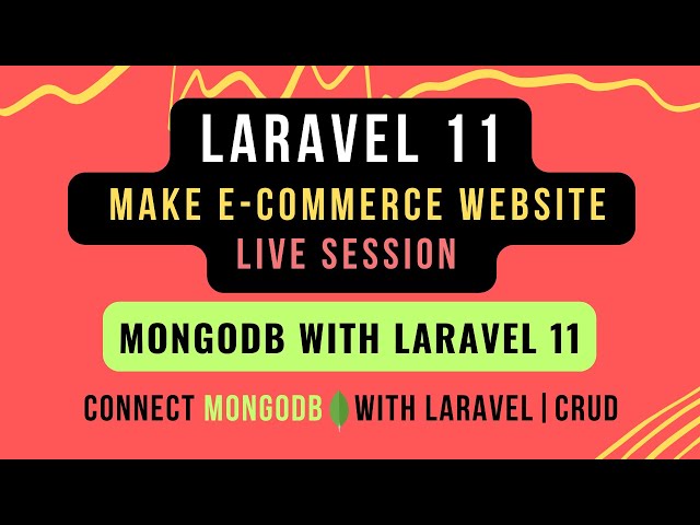 MongoDB Live Class | Connect MongoDB with Laravel | MongoDB CRUD Operation | MongoDB with Laravel 11