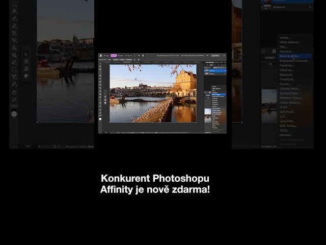 20 tipů pro úpravy fotek v Affinity, je zdarma! #affinity