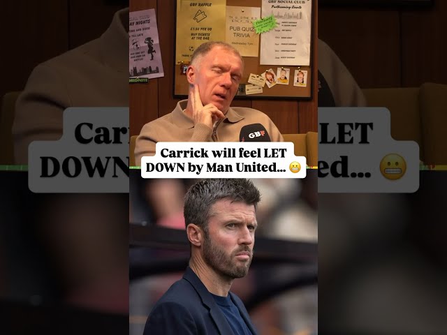 Carrick will feel LET DOWN by Man United! 😬