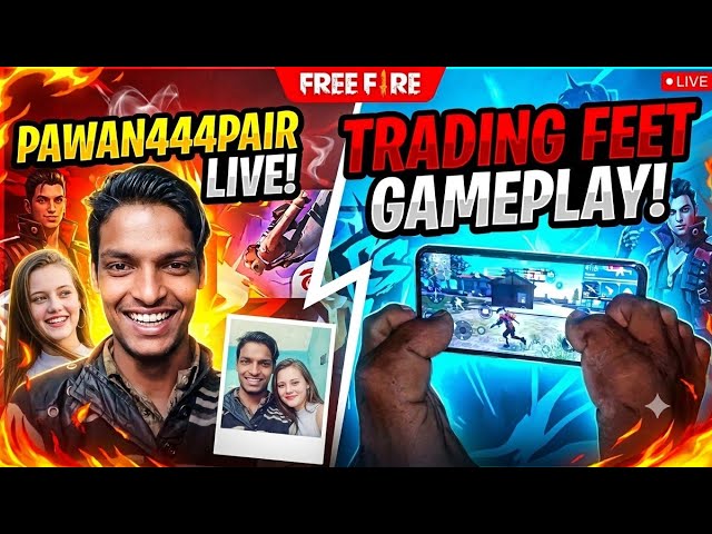 PAWAN444PAIR Pair Se cute girls ke sath live free fire live #verticallivefeed #verticallive  #shorts