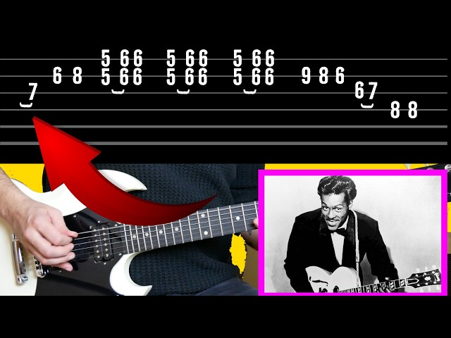 Johnny B. Goode by Chuck Berry - How to play on Guitar (with Tabs)
