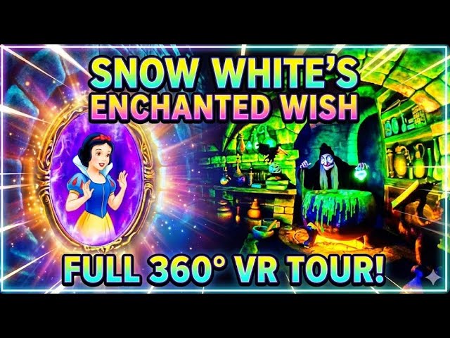 Disneyland Snow White Ride 360 VR 4k