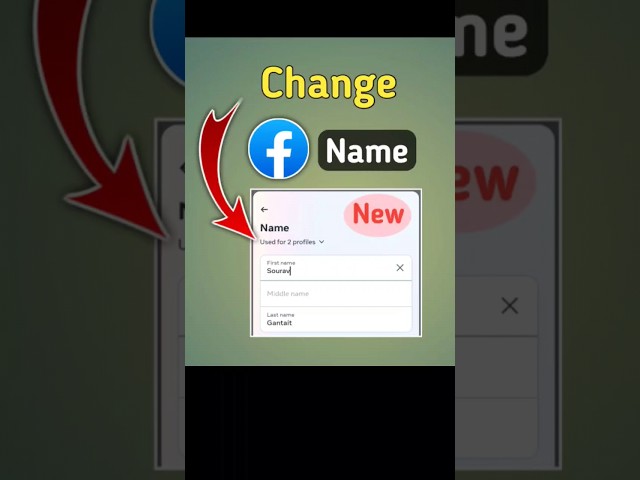 Facebook Name Change after New Update