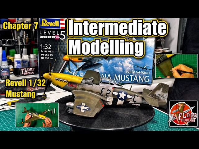 Chapter  :7 Intermediate Modelling Revell 1/32 Mustang (Weathering with Oils)