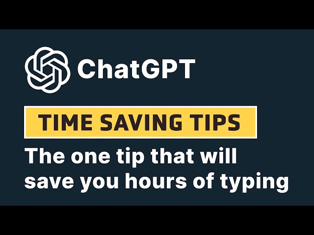This ChatGPT Tip Saves Me Hours Of Typing