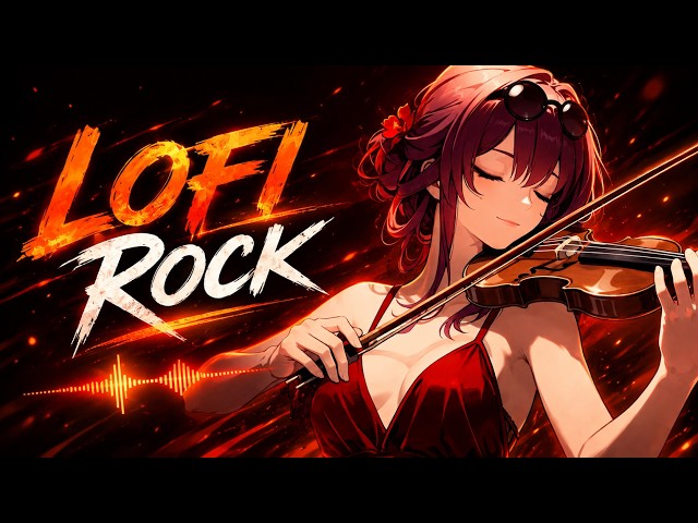 The Lofi Rock Mix 🎸 That Fixes Your Focus 🎻 Chill Instrumental Violin Rock