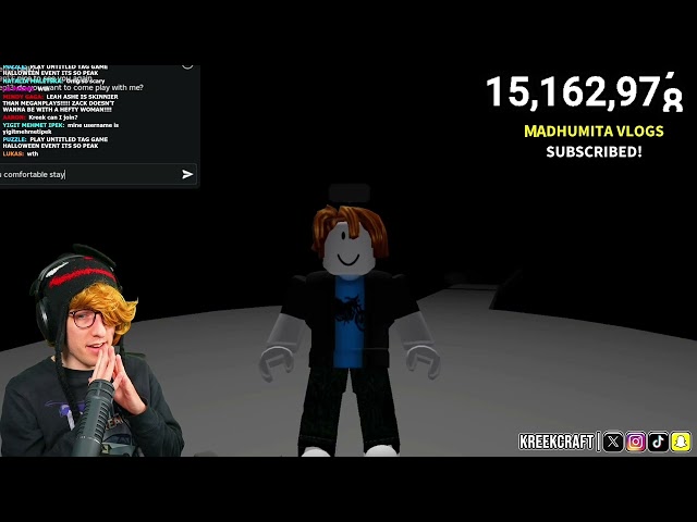 Kreekcraft Reacts A Missing Kid Just Uploaded On Roblox