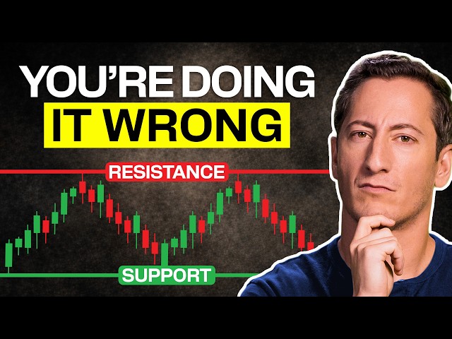 Why Your Support & Resistance Lines Don’t Work ($100M Trader Explains)
