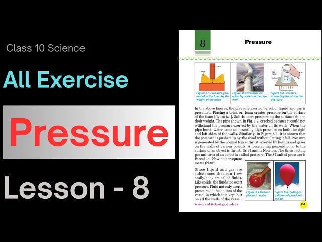 Class 10 Science Pressure Exercise Solution | Unit 8 Q.2–5 | SEE 2083 Exam Prep
