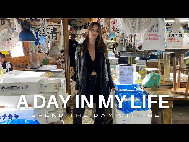 A day in my life : Went to Japan for the night, daily errands and get ready with me !
