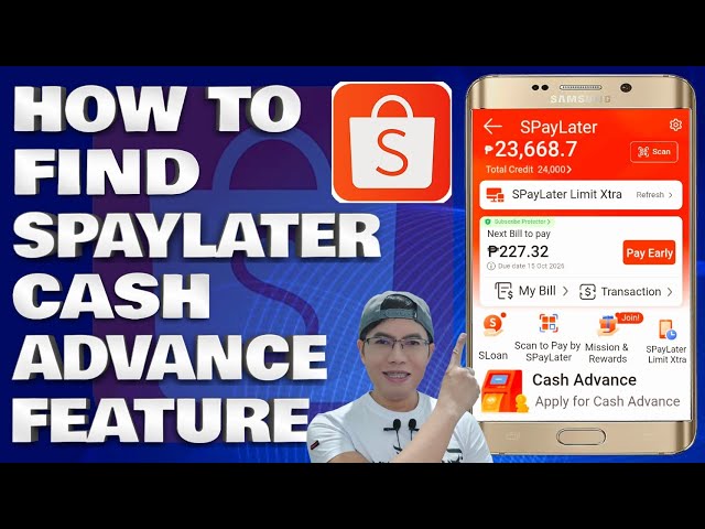 How To Find Cash Advance Feature in Shopee App | SPayLater Cash Advance For Beginners