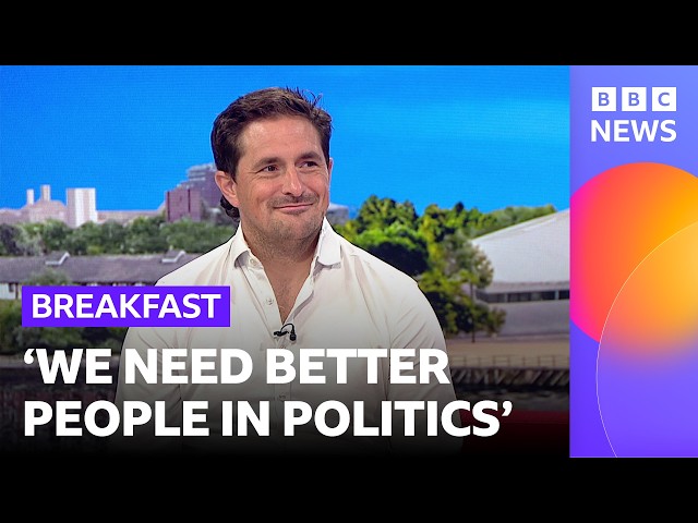 Former Minister Johnny Mercer on life after politics: ''people deserve better''  | BBC Breakfast