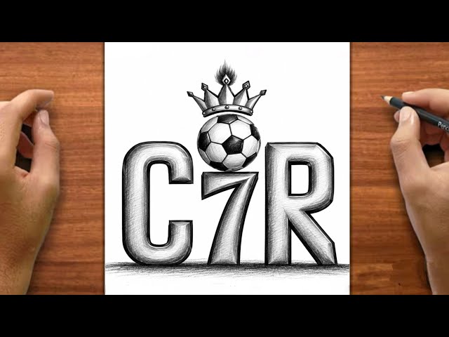 How To Draw CR7 Tutorial Step By Step