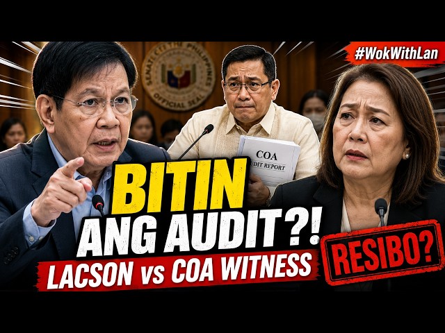 PING LACSON: “PARANG BITIN” ANG COA AUDIT! WITNESS INUSISA SA VP IMPEACHMENT TRIAL
