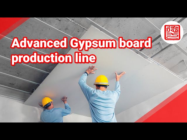 Advanced Gypsum Board Production Technology and Equipment | Ggypsum board production line