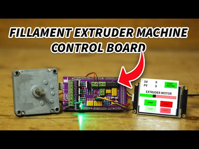 Control board for Filament Extruder Machine | Arduino project