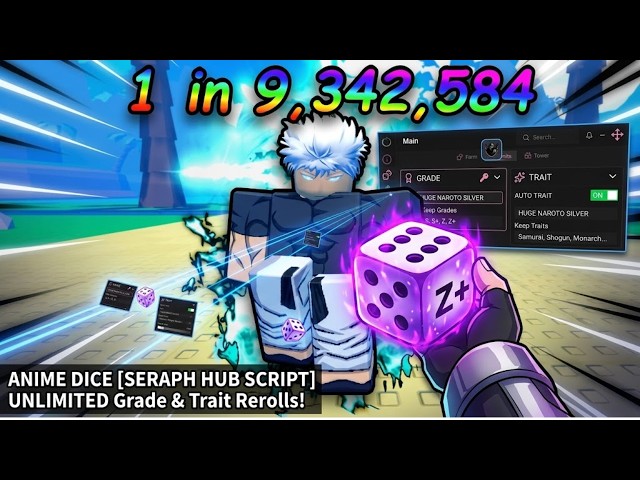 Anime Dice Script [UPD 4] 🎲 Auto Roll, Auto Farm, Auto Collect, Auto Level Up & Auto Tower | No Key