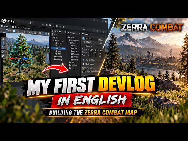My First Zerra Combat Devlog in English | Building the Map in Unity