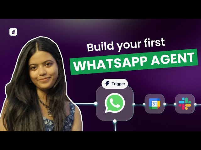 Building Your First WhatsApp AI Agent #AgenticAI #conversationalai
