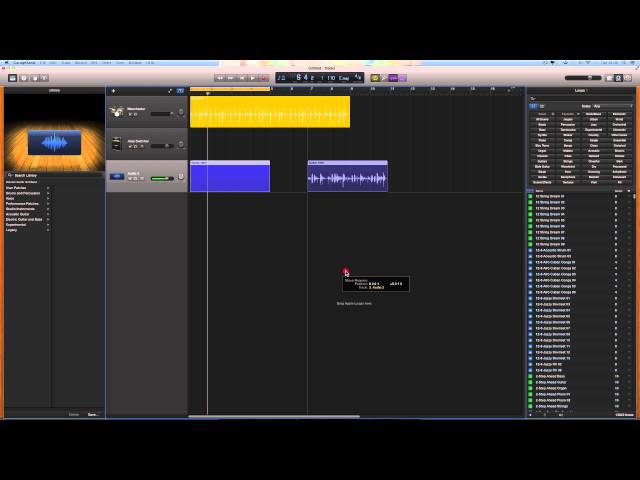 Make apple loops in Garageband 10