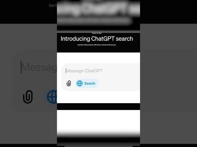 How to access ChatGPT Search