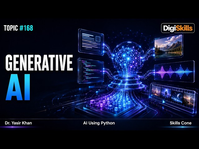 Intro to Generative AI & LLMs | Artificial Intelligence using Python Topic #168 - Skills Cone