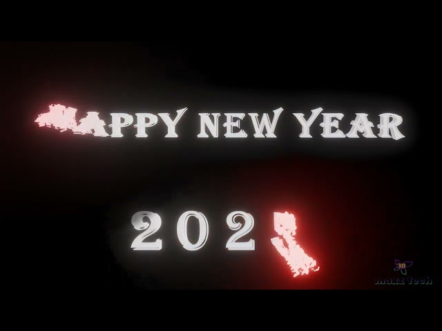 Happy New Year 2025 By MAXZ TECH 3D