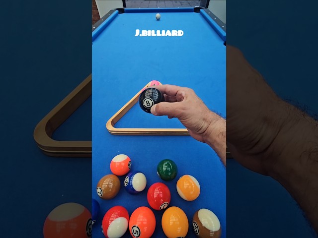 How to Rack 8-Ball the Right Way (Beginner’s Guide) #8ballpool #jbilliard #trickshots