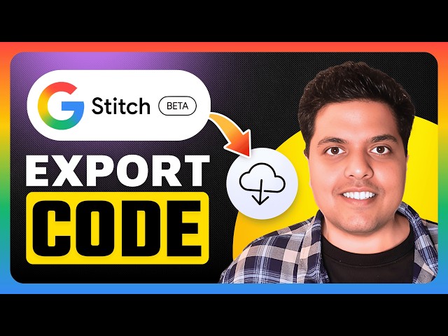 How To Export Source Code Files From Google Stitch - Download Project Guide