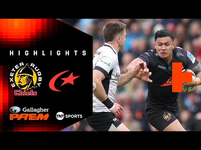 MASSIVE VICTORY! 🤩 | Exeter Chiefs vs Saracens | Gallagher PREM Rugby Highlights