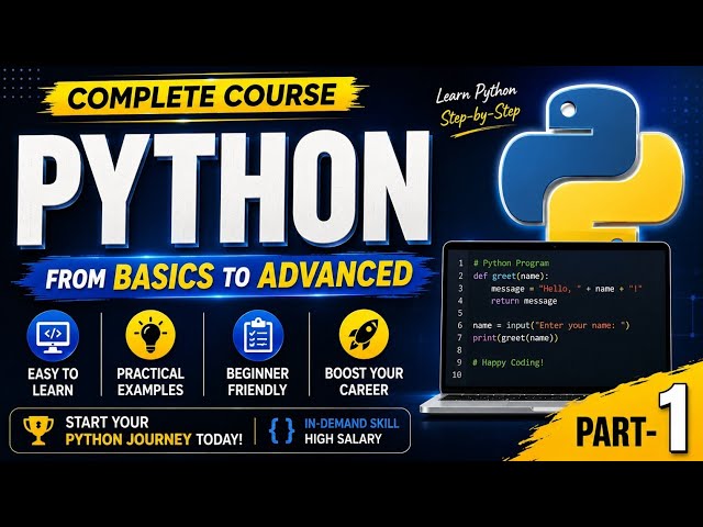 PYTHON (PART-1)#python#pythonforbeginners#pythonprogramming#pythontutorial#pythonadvanced#ai#chatgpt