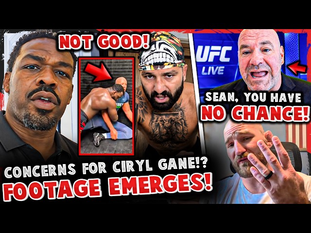 CONCERNS RISE for Ciryl Gane after FOOTAGE EMERGES! Jon Jones & Hokit! Dana White RESPONDS to Sean!