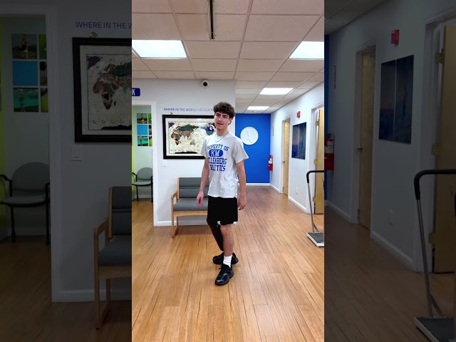 Casting Gino for a New BK Prosthetic Leg