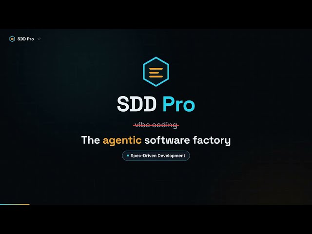 SDD-Pro EN: Spec-Driven Development for Apps
