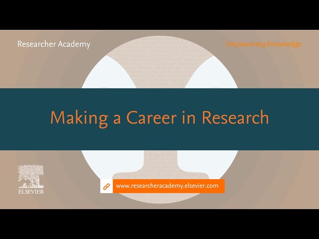Making a Career in Research
