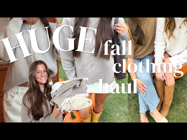$2000 FALL CLOTHING HAUL TRY-ON | ft. White Fox