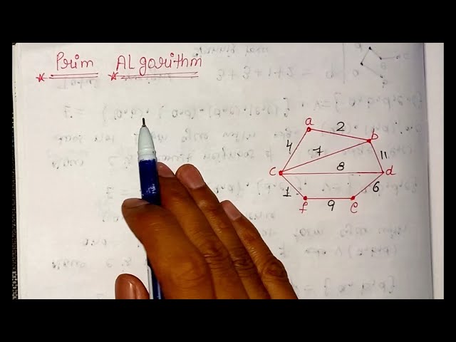 Prim's Algorithm in Graph Theory | Prim's Algorithm in Discrete Mathematics | Prim's Algorithm Ex...
