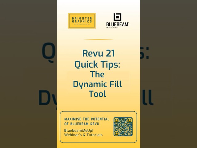 The Dynamic Fill tool in Revu - BluebeamMeUp! #shorts #bluebeam #revu
