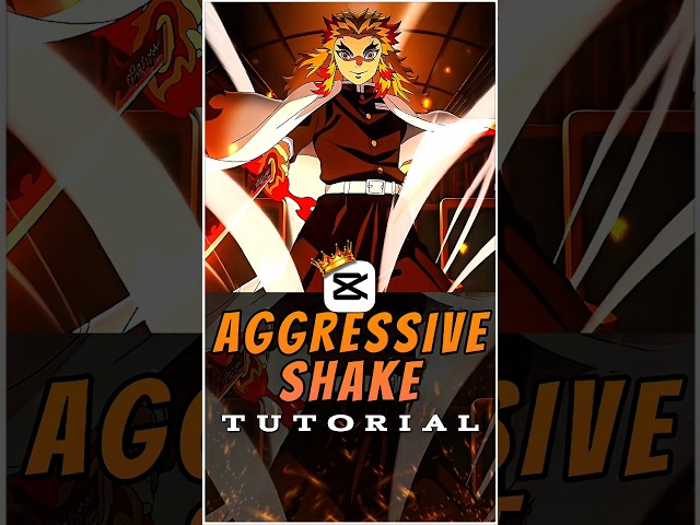 Aggressive Shake In Tutorial 🔥✨ | Capcut Tutorial | #capcut #capcuttutorial #rengokuedit
